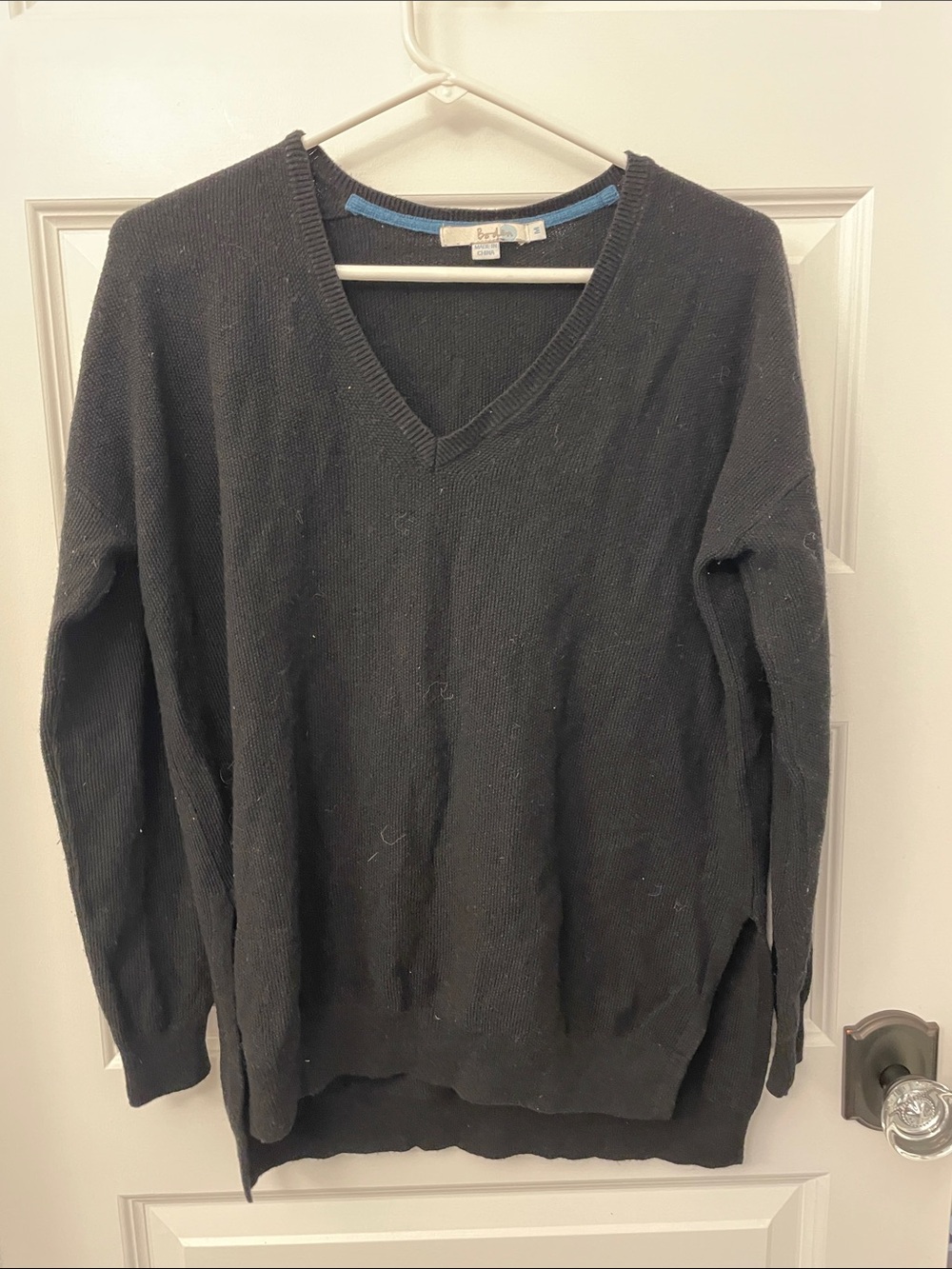 Boden Women’s  Black V‑Neck Sweater